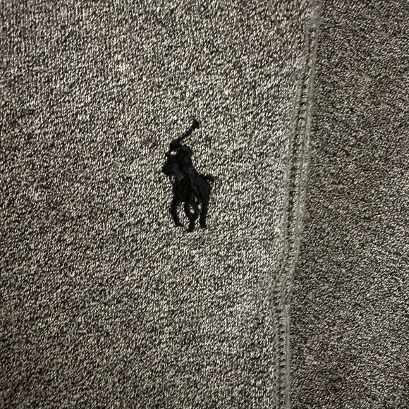 Polo Ralph Lauren ~ Grey Melange Sweatpants ~ drawstring waist and hem ~ sz XL - Picture 4 of 13